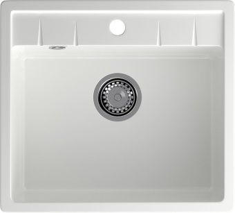 Детальное фото товара: GranFest QUADRO GF-Q-561, мойка, мрамор, иней