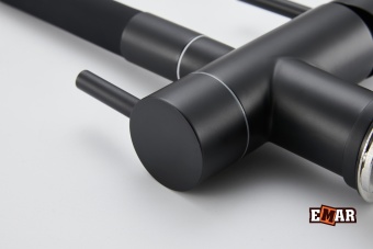 Детальное фото товара: Emar EC-3015 Black, смеситель, черный