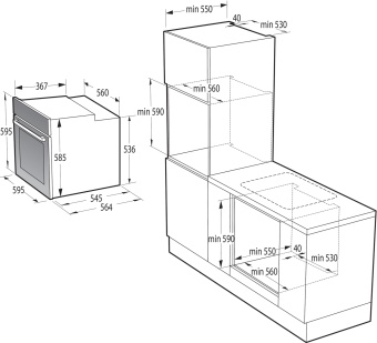Детальное фото товара: Gorenje BOSB6737E09X