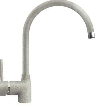Детальное фото товара: ITALMIX MINIMALE MN 0636 SCANDIC, смеситель, гранит, серый GR82