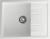 GranFest QUADRO GF-Q-650 L, мойка, мрамор, иней Детальное фото товара: GranFest QUADRO GF-Q-650 L, мойка, мрамор, иней
