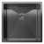 Rivelato RINOX 4444 UN PVD black, мойка, нержавеющая сталь, черный Детальное фото товара: Rivelato RINOX 4444 UN PVD black, мойка, нержавеющая сталь, черный