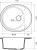 GranFest URBAN GF-UR-857L, мойка, гранит, черный Детальное фото товара: GranFest URBAN GF-UR-857L, мойка, гранит, черный