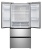 MEFERI MFR83IX TOTAL NO FROST CROSS DOOR COMFORT Детальное фото товара: MEFERI MFR83IX TOTAL NO FROST CROSS DOOR COMFORT