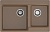 Фото товара: GranFest LEVEL GF-LV-780K, мойка, мрамор, терракот