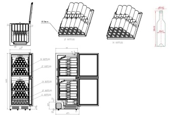 Детальное фото товара: Caso WineChef Pro 126-2D black