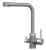 GRANULA 5015 смеситель, нержавеющая сталь, графит Детальное фото товара: GRANULA 5015 смеситель, нержавеющая сталь, графит