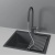 GRANULA 8172 смеситель, гранит, графит Детальное фото товара: GRANULA 8172 смеситель, гранит, графит