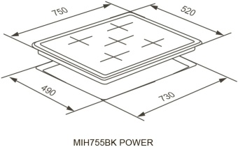 Детальное фото товара: MEFERI MIH755BK POWER