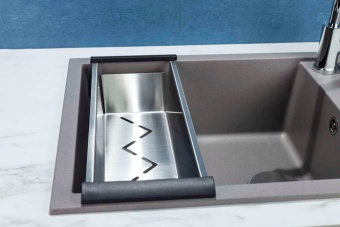 Детальное фото товара: Omoikiri CO-05-IN, коландер, нержавеющая сталь