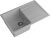 GranFest QUADRO GF-Q-780 L, мойка, мрамор, серый Детальное фото товара: GranFest QUADRO GF-Q-780 L, мойка, мрамор, серый