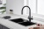 Emar EC-3015 Black, смеситель, черный Детальное фото товара: Emar EC-3015 Black, смеситель, черный