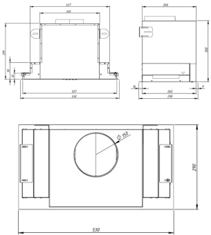 Детальное фото товара: AKPO WK-6 Neva glass 60 см, нержавейка/черный