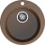 GranFest RONDO GF-R-480, мойка, мрамор, терракот Детальное фото товара: GranFest RONDO GF-R-480, мойка, мрамор, терракот