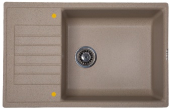 Детальное фото товара: Ecoshtein RECHTECK 780.500, мойка, гранит, песочный
