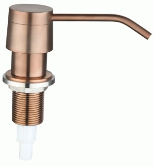 Детальное фото товара: Seaman SSA-011-CS (Copper Satin, PVD, satin) дозатор для жидкого мыла, медь сатин