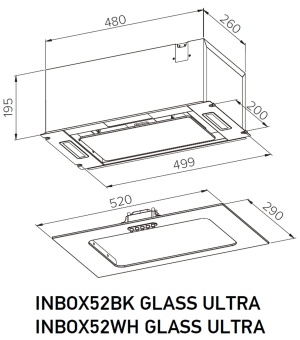 Детальное фото товара: MEFERI INBOX52WH GLASS ULTRA