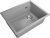 Rivelato LINO LN-554-R grigio metallizz, мойка, гранит, серый металлик Детальное фото товара: Rivelato LINO LN-554-R grigio metallizz, мойка, гранит, серый металлик