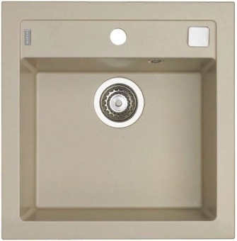 Детальное фото товара: ALVEUS FORMIC 20 GRANITAL+ PEBBLE-G02M, мойка, гранит, светло-бежевый