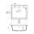 Omoikiri Sintesi 57-GB, мойка, керамика, графит Детальное фото товара: Omoikiri Sintesi 57-GB, мойка, керамика, графит