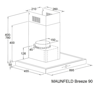 Детальное фото товара: Maunfeld Breeze 90 Inox