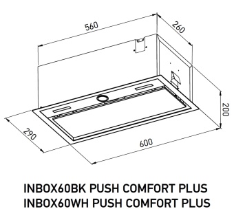 Детальное фото товара: MEFERI INBOX60BK PUSH COMFORT PLUS
