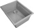 Rivelato LINO LN-554-L grigio metallizz, мойка, гранит, серый металлик Детальное фото товара: Rivelato LINO LN-554-L grigio metallizz, мойка, гранит, серый металлик