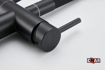 Детальное фото товара: Emar EC-3015 Black, смеситель, черный