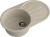 GranFest RONDO GF-R-750 L, мойка, мрамор, топаз Детальное фото товара: GranFest RONDO GF-R-750 L, мойка, мрамор, топаз