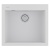 Paulmark DECORATION 56, мойка, гранит, белый Детальное фото товара: Paulmark DECORATION 56, мойка, гранит, белый
