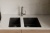 Rivelato BERKANA BK-35 nero, мойка, гранит, черный Детальное фото товара: Rivelato BERKANA BK-35 nero, мойка, гранит, черный