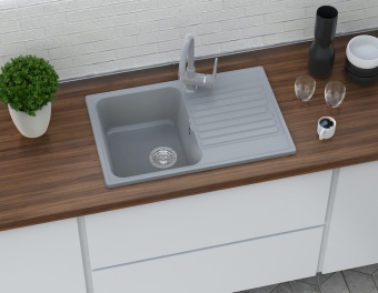 Детальное фото товара: GranFest QUARZ GF-Z78, мойка, гранит, белый