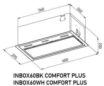 Детальное фото товара: MEFERI INBOX60BK COMFORT PLUS