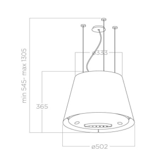 Детальное фото товара: ELICA EASY UX IX/F/50