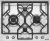 Smeg PGF64-4 Детальное фото товара: Smeg PGF64-4