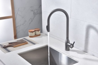 Детальное фото товара: Paulmark Universal, смеситель, брашированная сталь