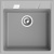 Rivelato RAUM RM-50 grigio metallizzato, мойка, гранит, серый металлик Детальное фото товара: Rivelato RAUM RM-50 grigio metallizzato, мойка, гранит, серый металлик