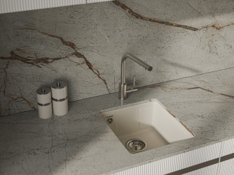 Детальное фото товара: GranFest URBAN 4540, мойка, гранит, белый