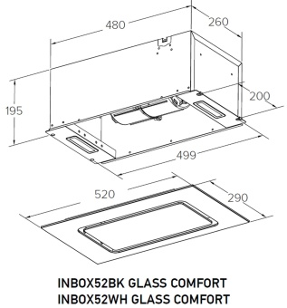 Детальное фото товара: MEFERI INBOX52WH GLASS COMFORT