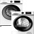 Фото товара: Monsher стирка MWM 510 Blanc + сушка MDM 510 Blanc + соед.эл MDS 510 Blanc
