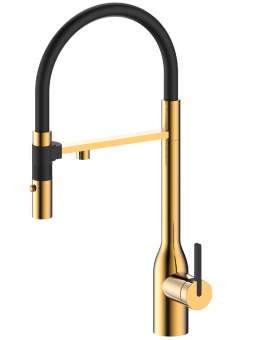 Детальное фото товара: Paulmark Magneto One, смеситель, брашированное золото