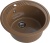 GranFest RONDO GF-R-520, мойка, мрамор, терракот Детальное фото товара: GranFest RONDO GF-R-520, мойка, мрамор, терракот