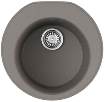 Детальное фото товара: Omoikiri Miya 50R GR, мойка, гранит, leningrad grey