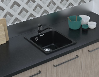 Детальное фото товара: GranFest QUARZ GF-Z17, мойка, гранит, песочный