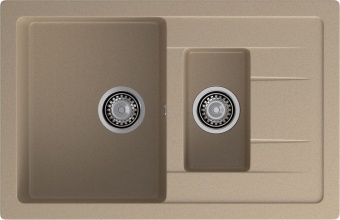 Детальное фото товара: GranFest QUADRO GF-Q-775 KL, мойка, мрамор, песок