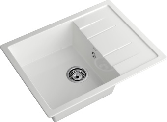 Детальное фото товара: GranFest QUADRO GF-Q-650 L, мойка, мрамор, иней