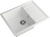 GranFest QUADRO GF-Q-650 L, мойка, мрамор, иней Детальное фото товара: GranFest QUADRO GF-Q-650 L, мойка, мрамор, иней