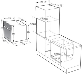 Детальное фото товара: Gorenje BOX6737E01BG