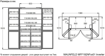 Детальное фото товара: Maunfeld MFF192NFPW01 Inverter
