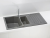 ALVEUS SENSUAL 70 GRANITAL+ STEEL-G04M, мойка, гранит, серый (с сифоном 1104729) Детальное фото товара: ALVEUS SENSUAL 70 GRANITAL+ STEEL-G04M, мойка, гранит, серый (с сифоном 1104729)
